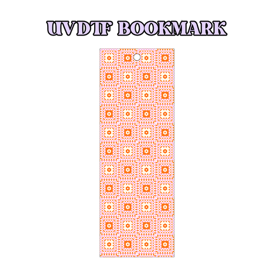 UV-DTF Bookmark Transfer BM25 - Retro Squares