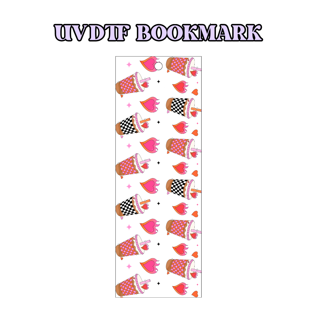 UV-DTF Bookmark Transfer BM27 - Coffee Lover