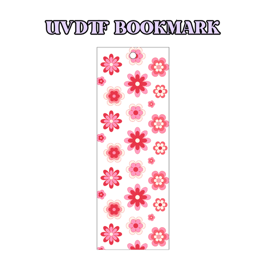 UV-DTF Bookmark Transfer BM28 - Groovy Flowers