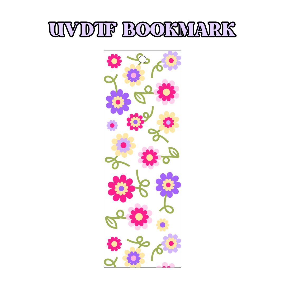 UV-DTF Bookmark Transfer BM30 - Groovy Colourful