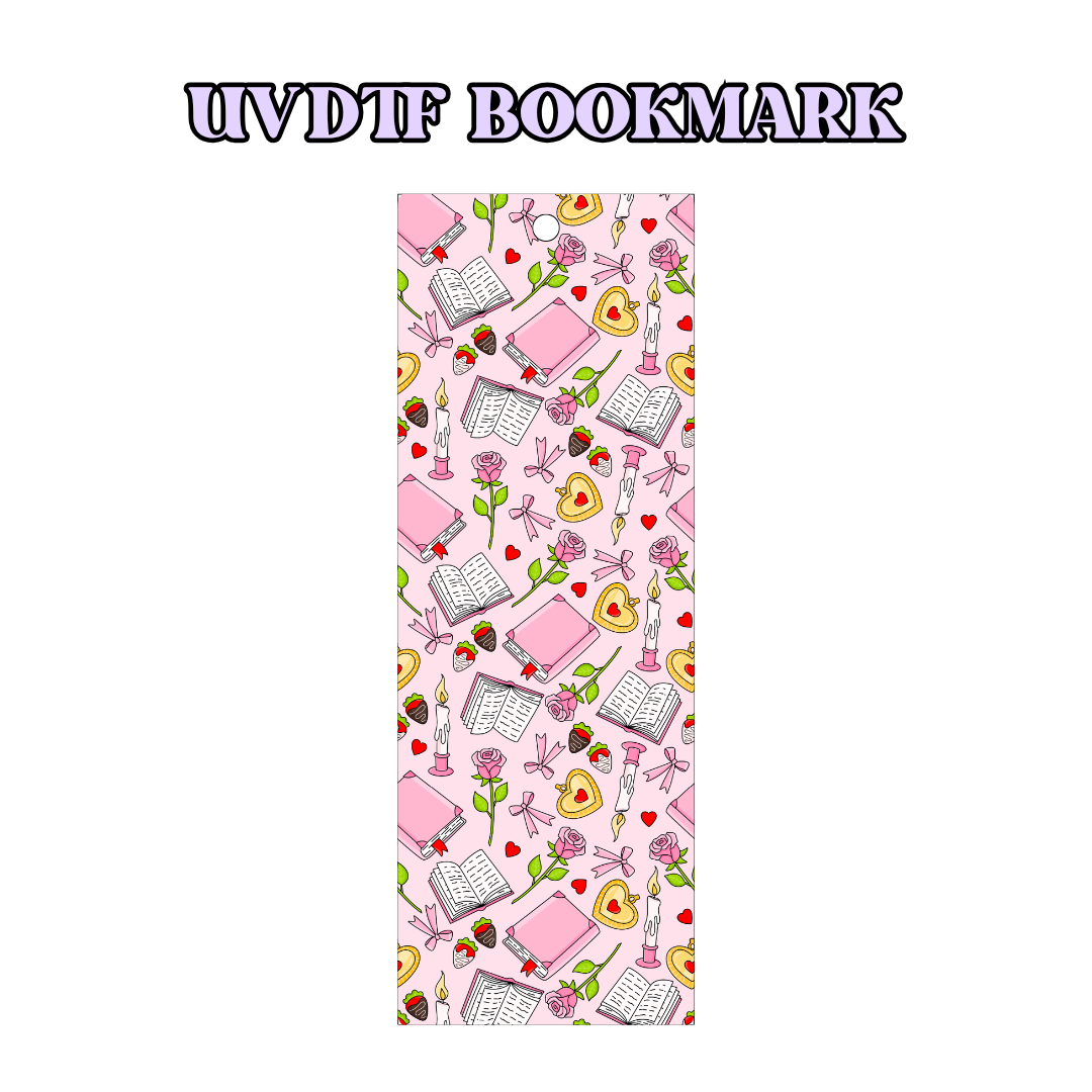 UV-DTF Bookmark Transfer BM43 - Romance Reader 2