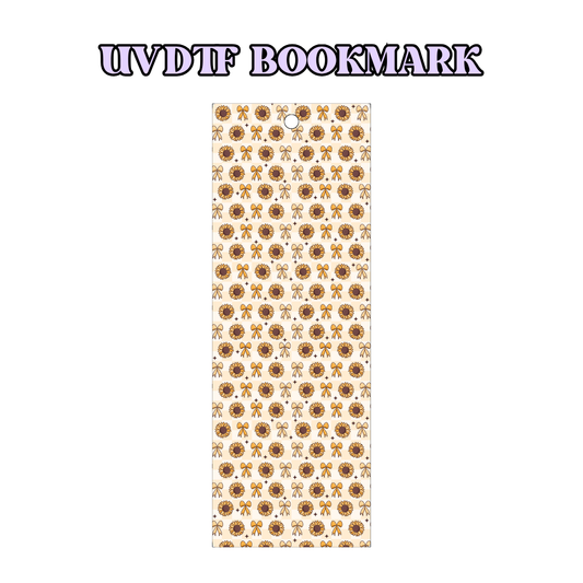 UV-DTF Bookmark Transfer BM50 - Sunflowers