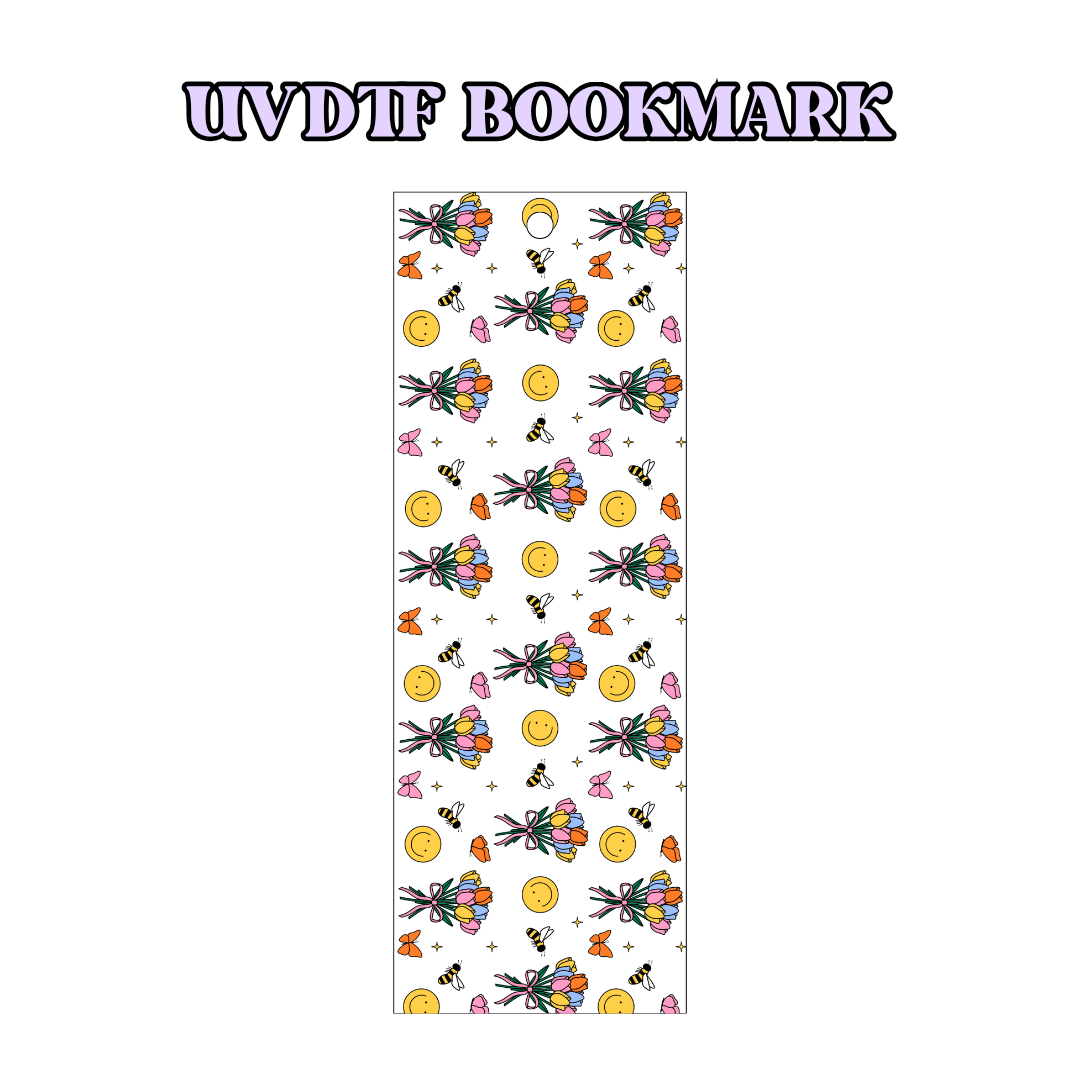 UV-DTF Bookmark Transfer BM52 - Flower Bouqet