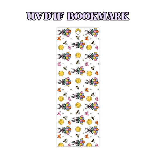 UV-DTF Bookmark Transfer BM52 - Flower Bouqet