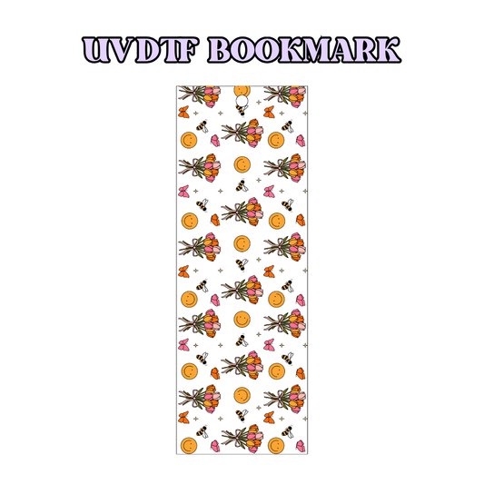 UV-DTF Bookmark Transfer BM53 - Flower Bouquet 2