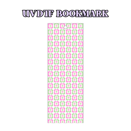 UV-DTF Bookmark Transfer BM71 - Retro Squares