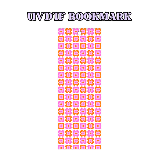 UV-DTF Bookmark Transfer BM72 - Retro Squares 2