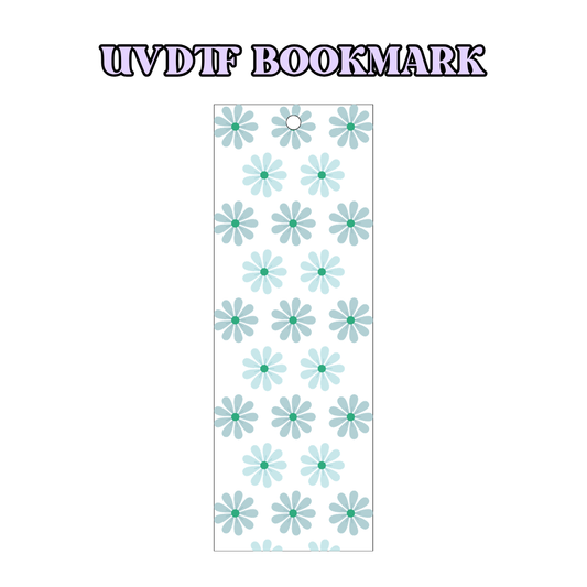 UV-DTF Bookmark Transfer BM74 - Sky Flowers