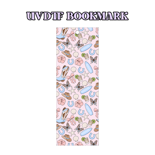 UV-DTF Bookmark Transfer BM81 - Coastal Cowgirl 2