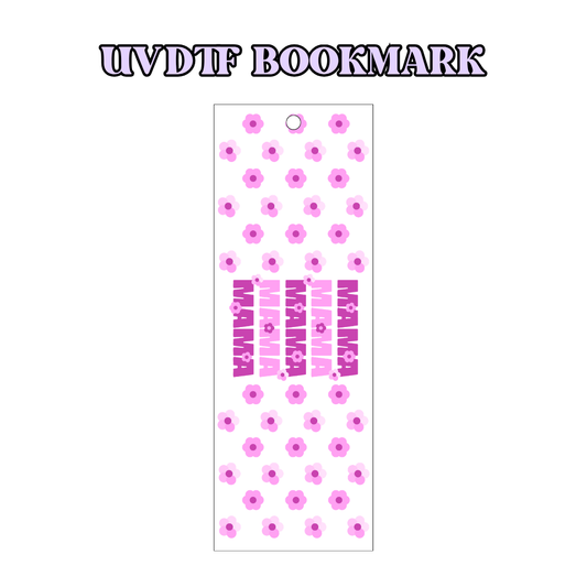 UV-DTF Bookmark Transfer BM86 - Mama Flower