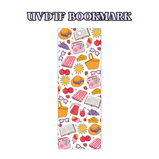 UV-DTF Bookmark Transfer BM92 - Summer Picnic