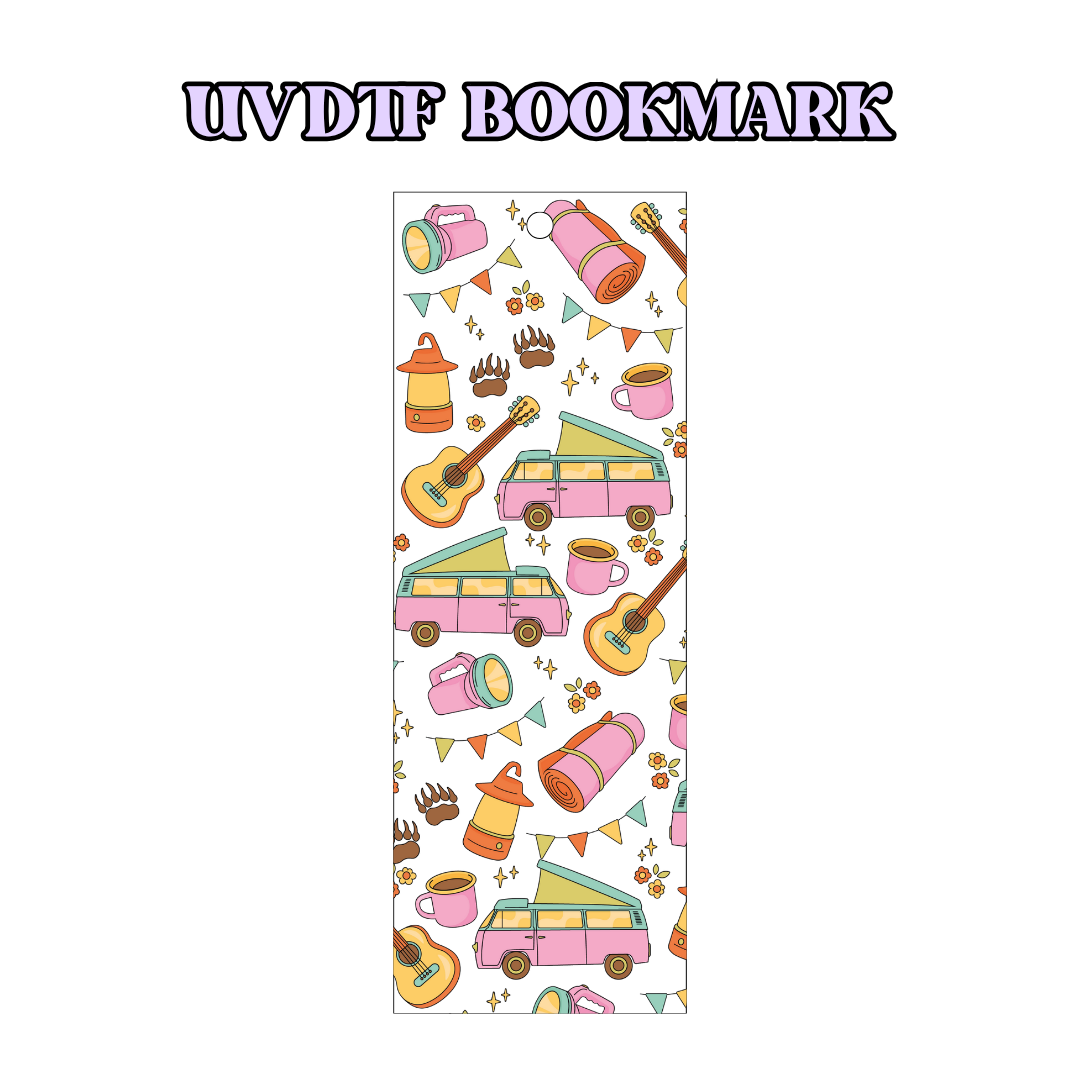 UV-DTF Bookmark Transfer BM93 - Camp Get Away 3