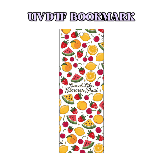 UV-DTF Bookmark Transfer BM96 - Summer Fruit
