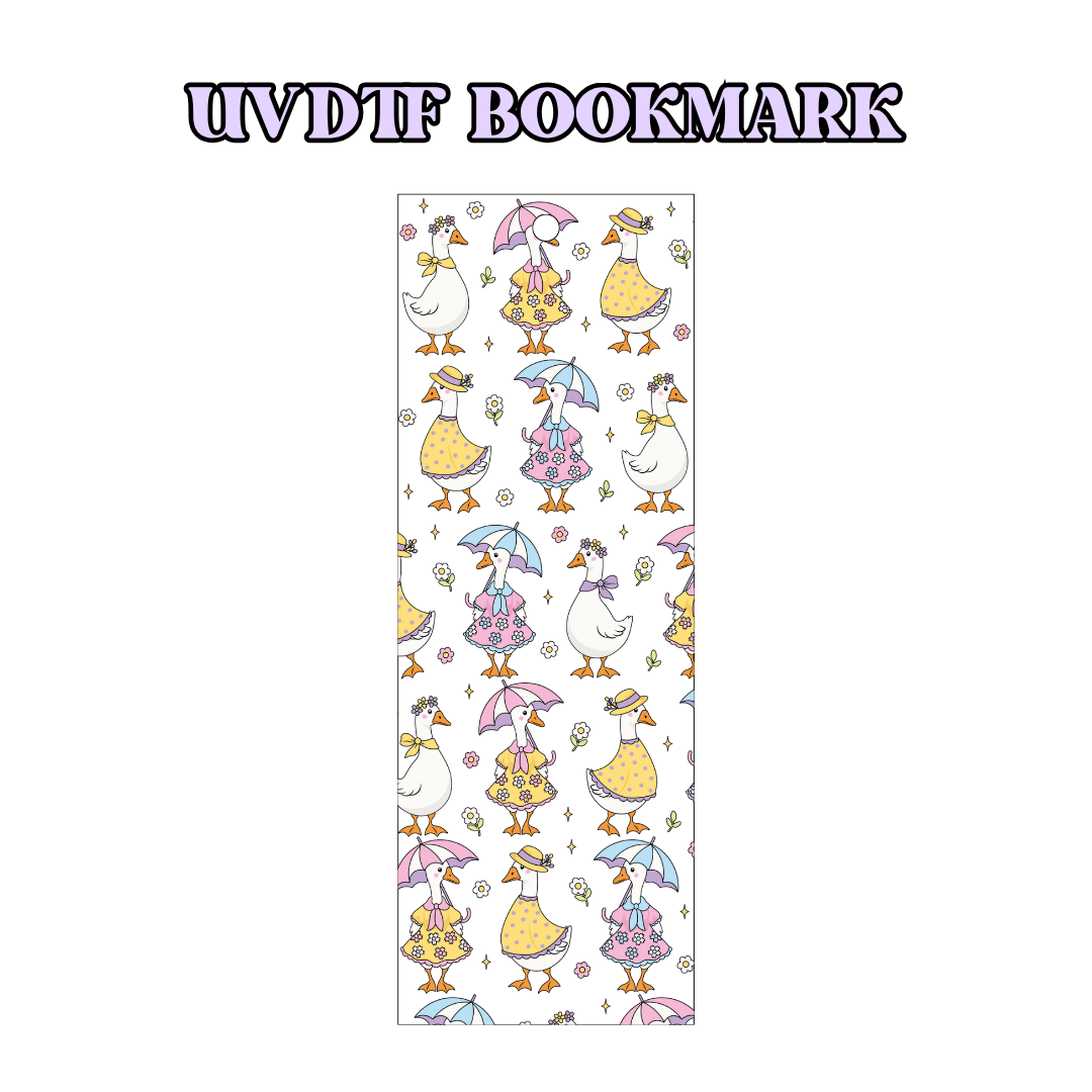 UV-DTF Bookmark Transfer BM97 - Silly Geese