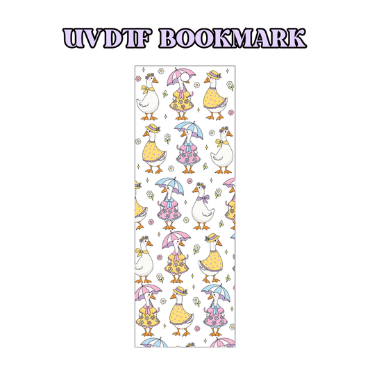 UV-DTF Bookmark Transfer BM97 - Silly Geese