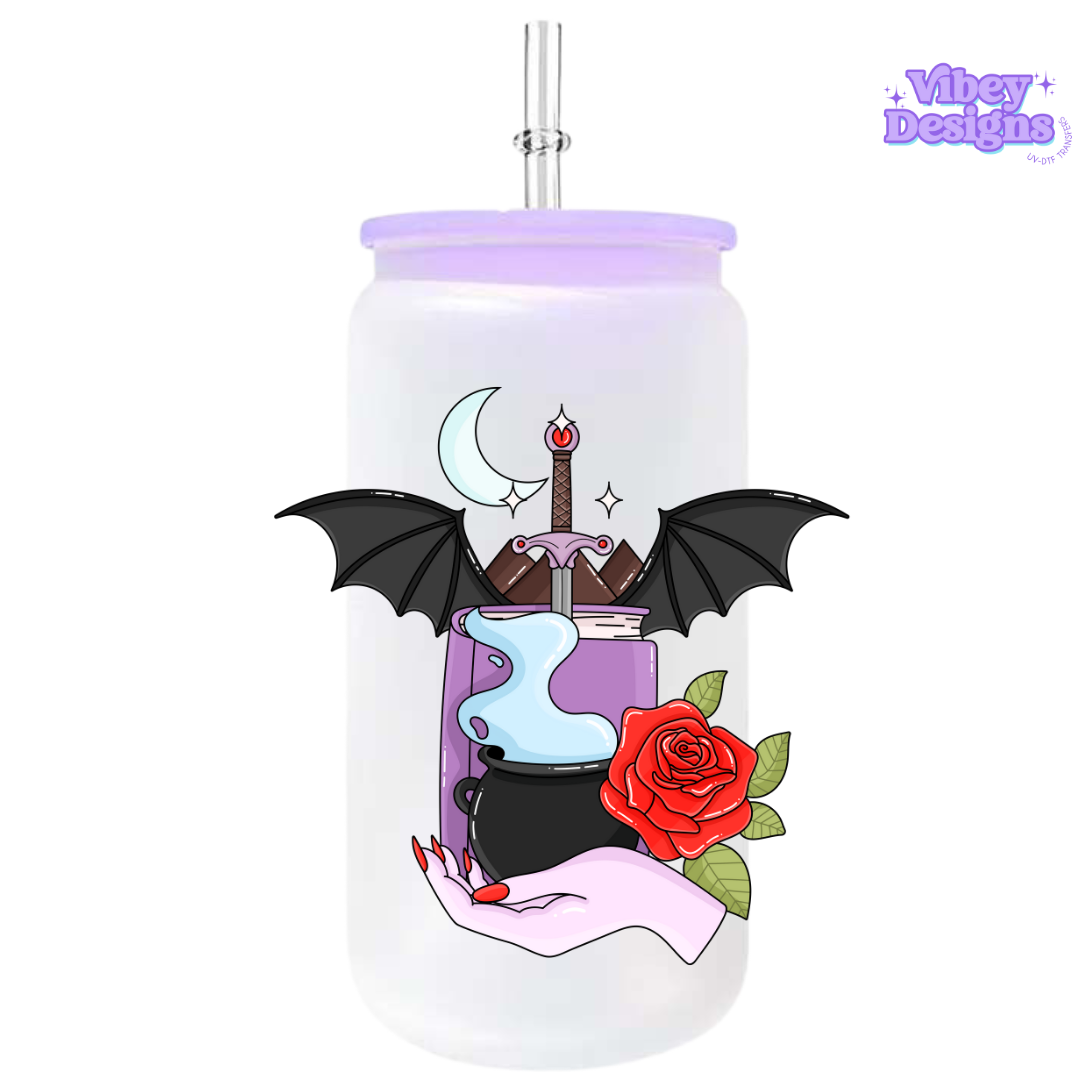 UV-DTF Transfer for Bottle, Glass, Mug, Diary - Spellcraft