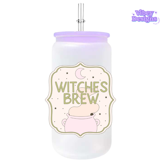 UV-DTF Transfer for Bottle, Glass, Mug, Diary - Witches Brew