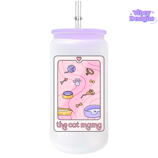 UV-DTF Transfer for Bottle, Glass, Mug, Diary - The Cat Tarot