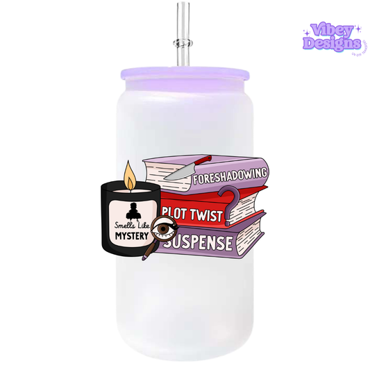 UV-DTF Transfer for Bottle, Glass, Mug, Diary - Smells like Mystery