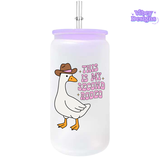UV-DTF Transfer for Bottle, Glass, Mug, Diary - This is my Second Rodeo