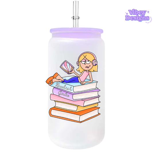UV-DTF Transfer for Bottle, Glass, Mug, Diary - Bookish Girlie