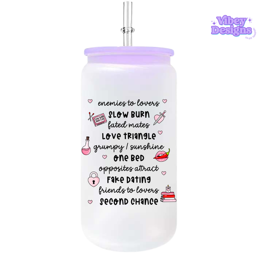 UV-DTF Transfer for Bottle, Glass, Mug, Diary - Romance Favourites