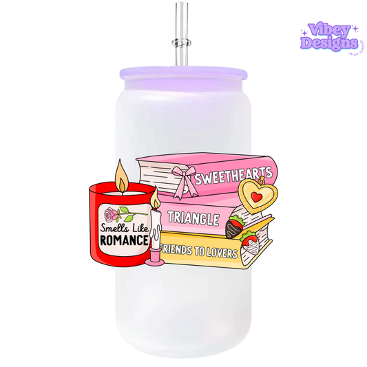 UV-DTF Transfer for Bottle, Glass, Mug, Diary - Smells Like Romance