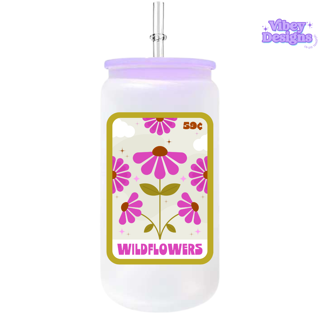 UV-DTF Transfer for Bottle, Glass, Mug, Diary - Spring Cards