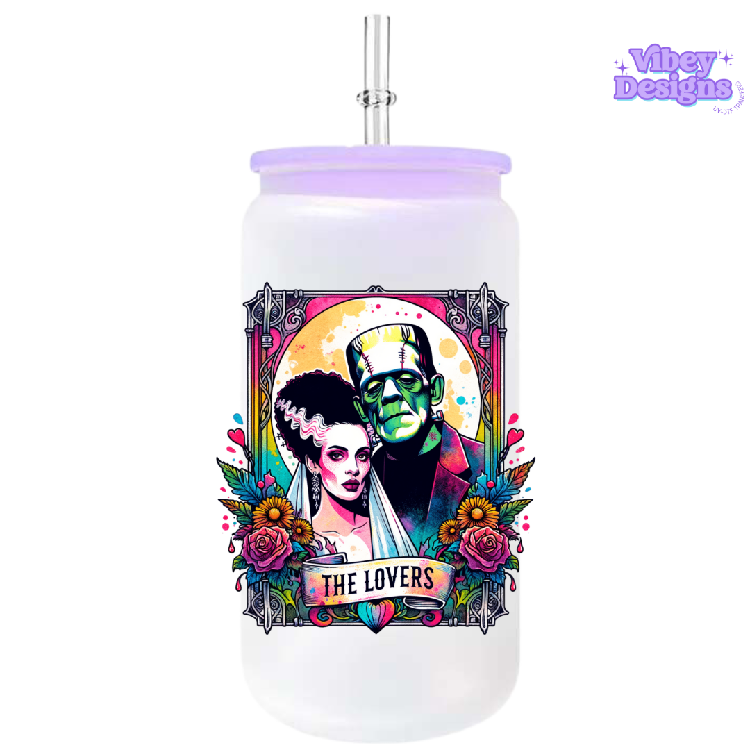 UV-DTF Transfer for Bottle, Glass, Mug, Diary - The Lovers