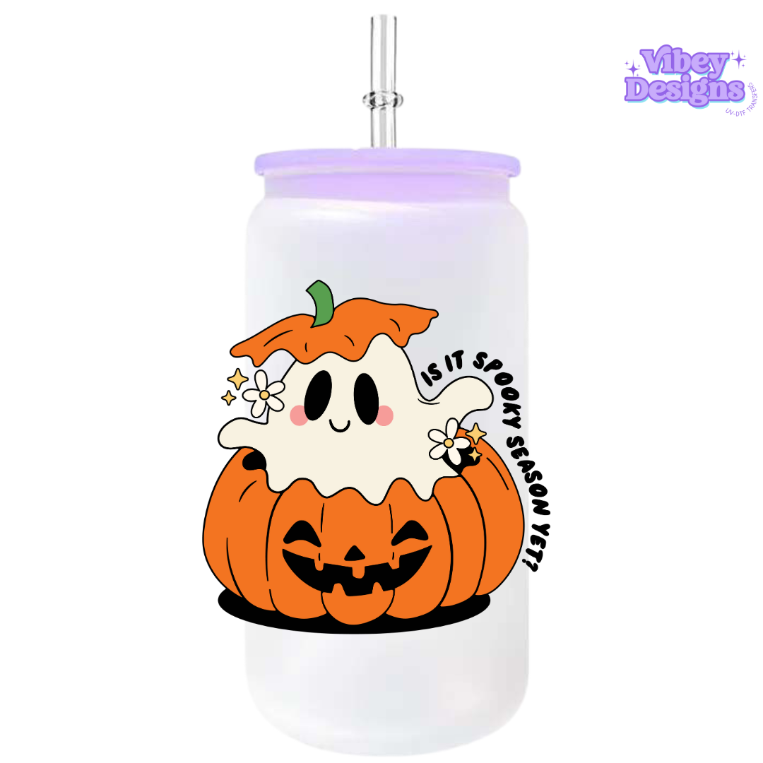 UV-DTF Transfer for Bottle, Glass, Mug, Diary - Is it spooky season