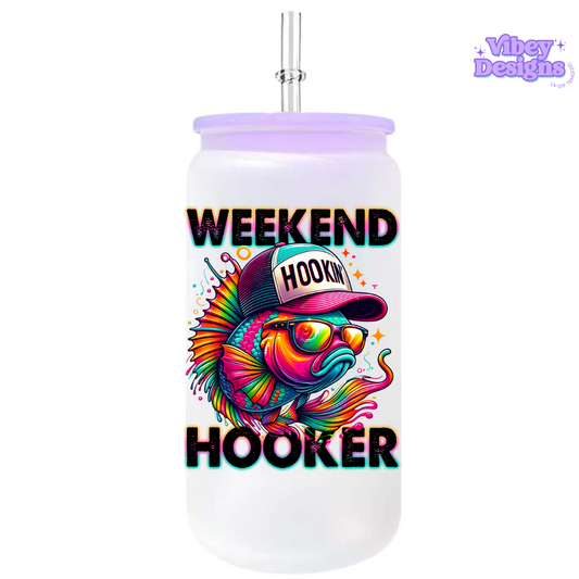 UV-DTF Transfer for Bottle, Glass, Mug, Diary - Weekend Hooker