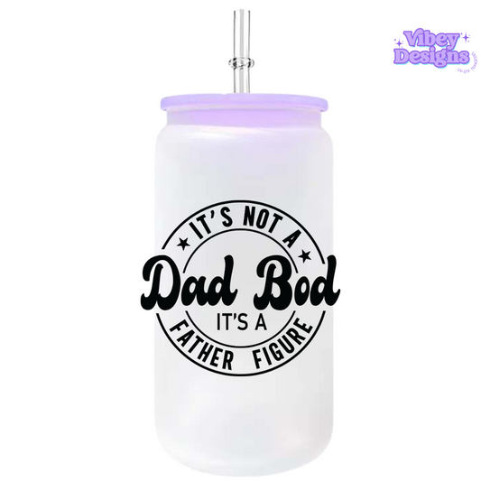 UV-DTF Transfer for Bottle, Glass, Mug, Diary - Dad Bod