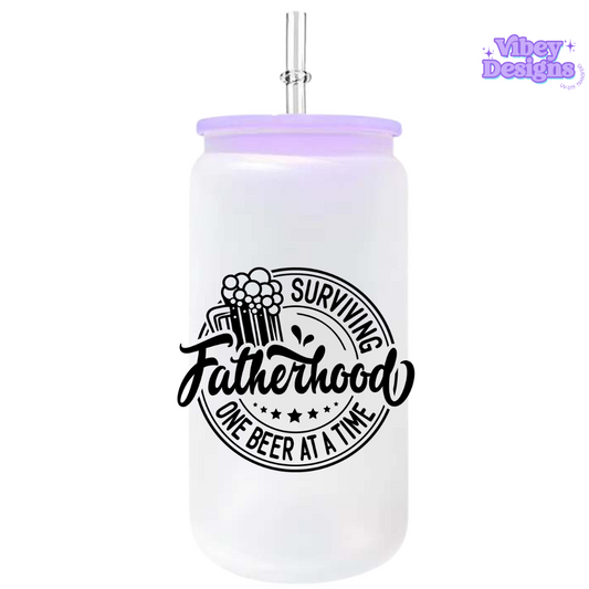 UV-DTF Transfer for Bottle, Glass, Mug, Diary - Fatherhood