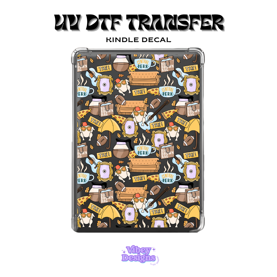 UV DTF Kindle Decal - Central Perk
