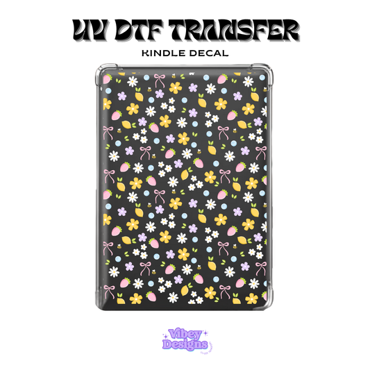 UV DTF Kindle Decal - Fruity Spring