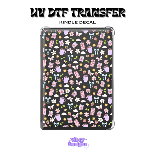 UV DTF Kindle Decal - Simple Summer