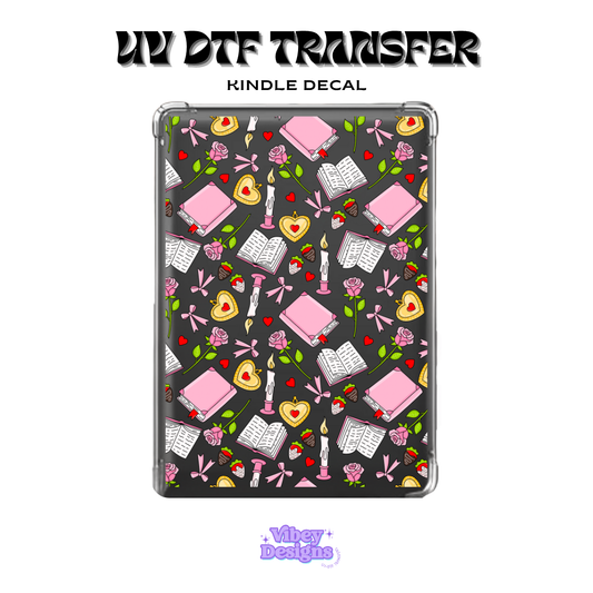 UV DTF Kindle Decal - Romance Reader