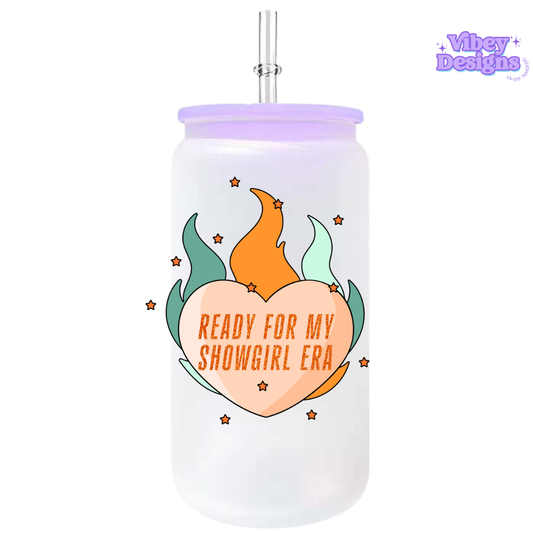UV-DTF Transfer for Bottle, Glass, Mug, Diary - Ready for my showgirl era