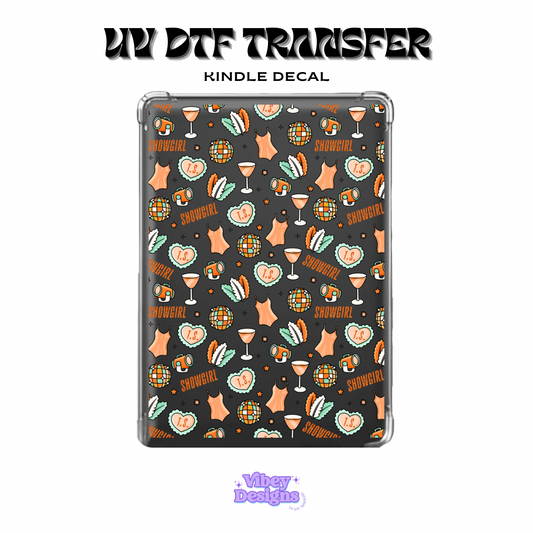 UV DTF Kindle Decal - Taylor the life of a showgirl
