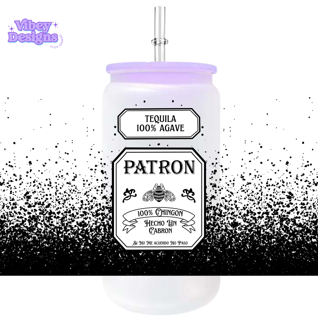 Uv Dtf Wrap For 16oz Libbey Glass - Patron