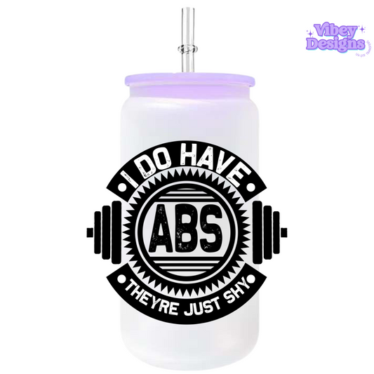 UV-DTF Transfer for Bottle, Glass, Mug, Diary - I do have ABS