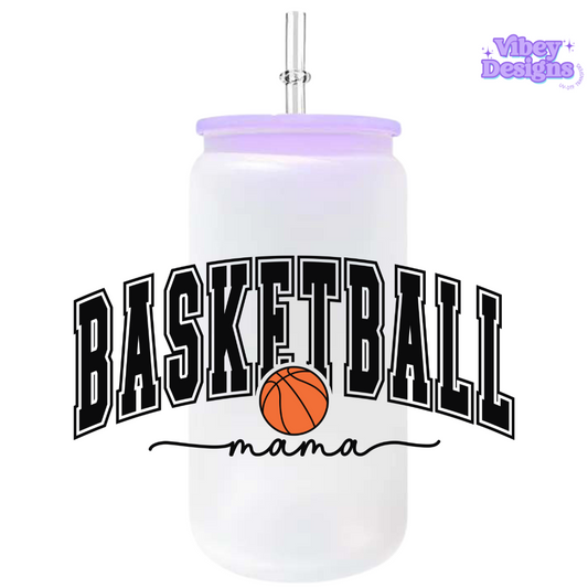 RTS UV-DTF Transfer for Bottle, Glass, Mug, Diary - Basketball Mama