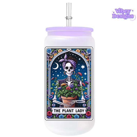 UV-DTF Transfer for Bottle, Glass, Mug, Diary - The Plant Lady