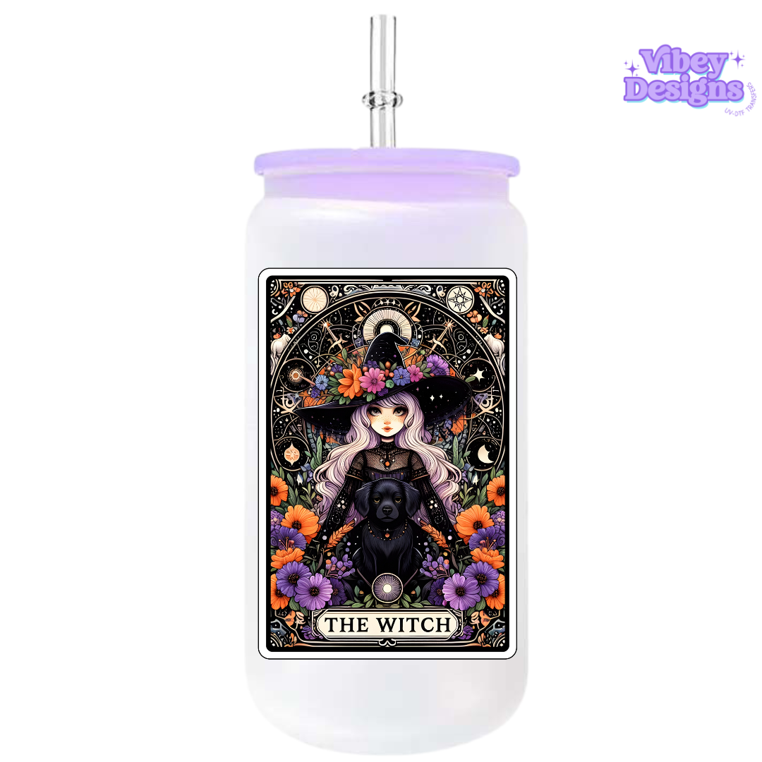 UV-DTF Transfer for Bottle, Glass, Mug, Diary - The Witch