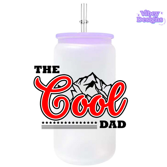 UV-DTF Transfer for Bottle, Glass, Mug, Diary - The Cool Dad