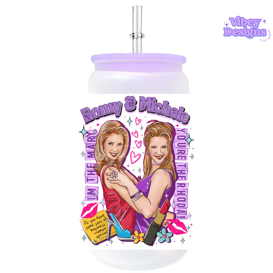 RTS UV-DTF Transfer for Bottle, Glass, Mug, Diary - Romy & Michele