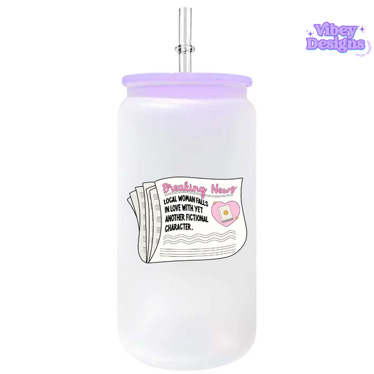 UV-DTF Transfer for Bottle, Glass, Mug, Diary - Breaking News Paper