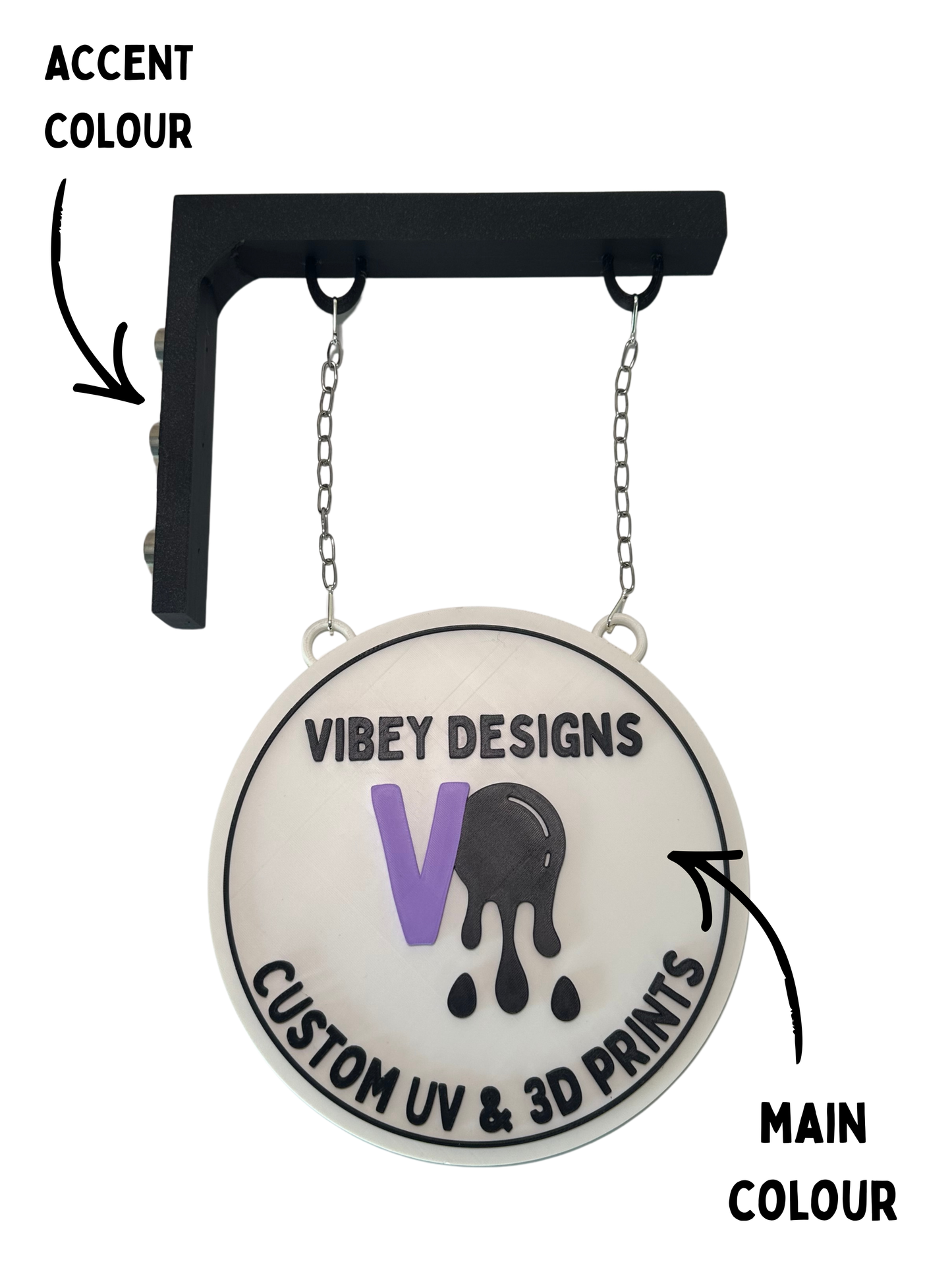 Custom Hanging Sign for Markets, Pop ups & Small Businesses