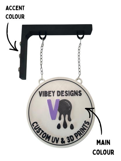 Custom Hanging Sign for Markets, Pop ups & Small Businesses