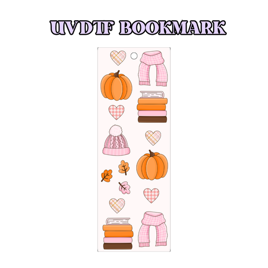 UV-DTF Bookmark Transfer - Autumn Essentials